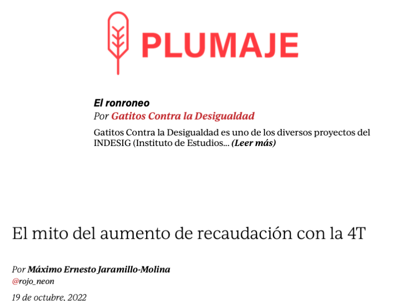 90. El mito del aumento de recaudación con la 4T&nbsp;(Blog)