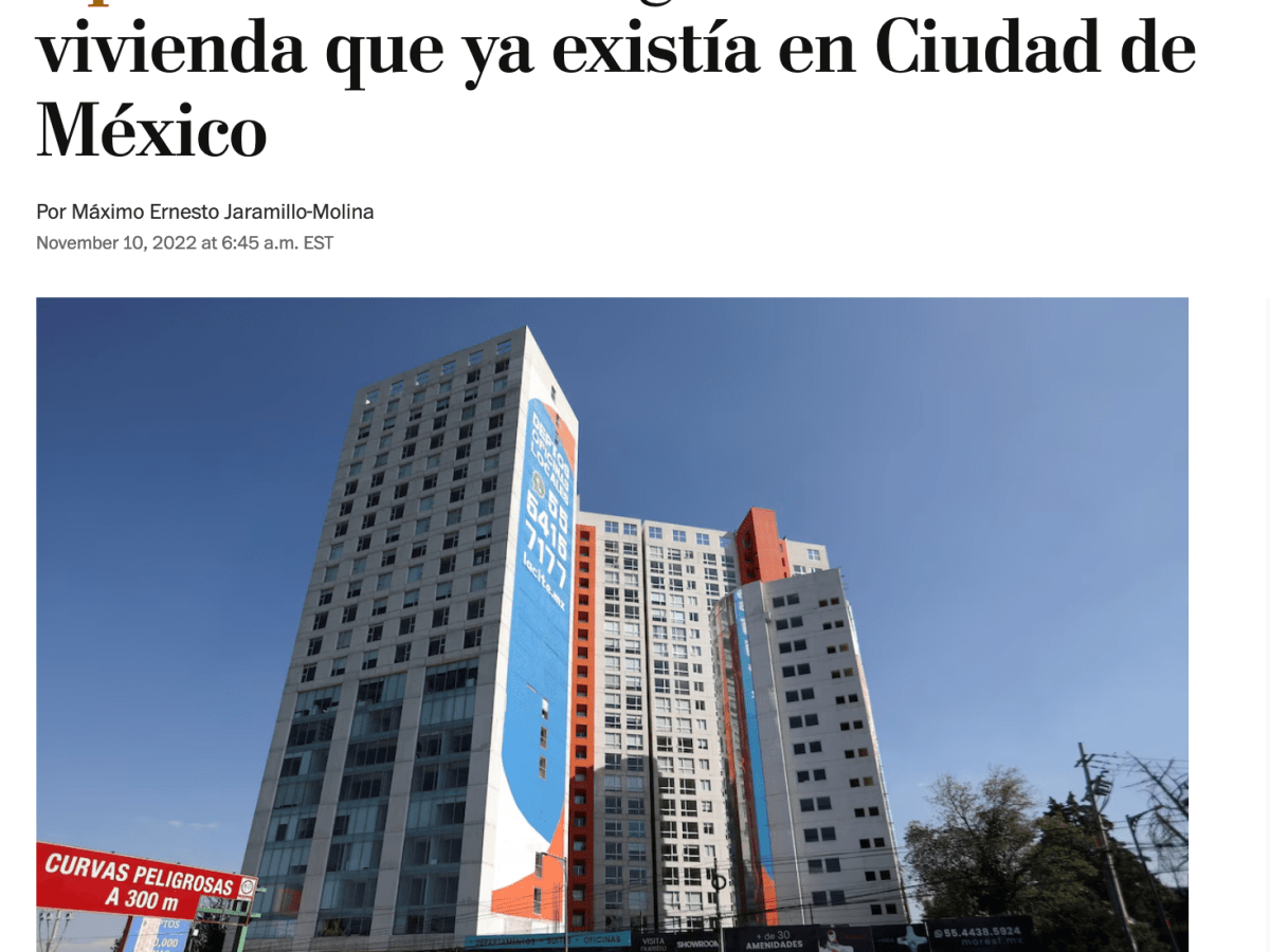 95. Airbnb agrava una crisis de vivienda que ya existía en Ciudad de México&nbsp;(Artículo)